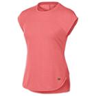 Women's Asics Fit-sana Short Sleeve Running Tee, Size: Large, Brt Pink