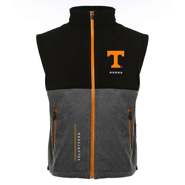 Men's Franchise Club Tennessee Volunteers Fusion Softshell Vest, Size: 3xl, Black