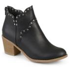 Journee Collection Krisla Women's Ankle Boots, Girl's, Size: 8.5, Black