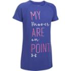 Girls 7-16 Under Armour Moves On Pointe Graphic Tee, Size: Small, Purple Oth