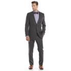 Men's Apt. 9&reg; Slim-fit Gray Crosshatch Suit Jacket, Size: 36 - Regular, Grey