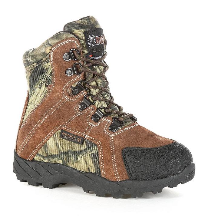 Rocky Hunting Kids Waterproof Boots, Kids Unisex, Size: 5, Ovrfl Oth