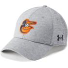 Men's Under Armour Baltimore Orioles Closer Adjustable Snapback Cap, Light Grey