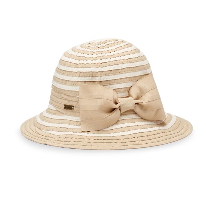 Women's Betmar Marilyn Ribbon Braid Sun Hat, Natural