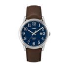 Timex Men's Easy Reader Leather Watch - Tw2p759009j, Brown
