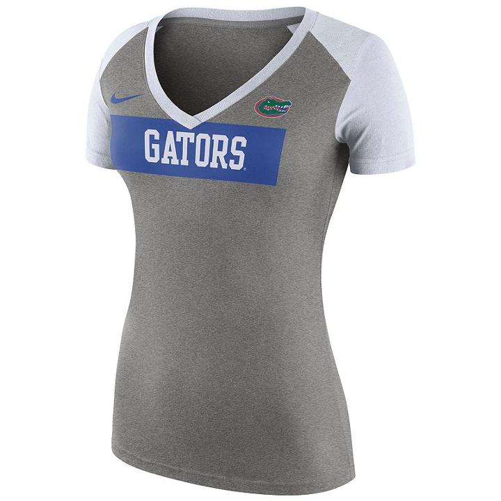 Women's Nike Florida Gators Football Top, Size: Large, Dark Grey