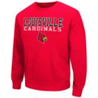 Men's Louisville Cardinals Fleece Sweatshirt, Size: Medium, Dark Red