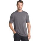 Men's Van Heusen Classic-fit Air Mock-layer Performance Tee, Size: Medium, Black