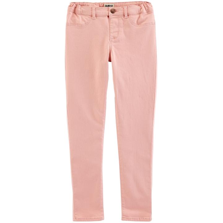 Girls 4-12 Oshkosh B'gosh&reg; Solid Jeggings, Size: 5, Pink