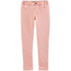Girls 4-12 Oshkosh B'gosh&reg; Solid Jeggings, Size: 5, Pink