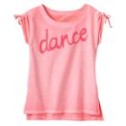 Girls 7-16 & Plus Size So&reg; Gathered Shoulder Graphic Tee, Girl's, Size: 14, Brt Pink
