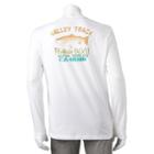 Men's Caribbean Joe Valley Track Fishing Tackle Tee, Size: Xxl, White