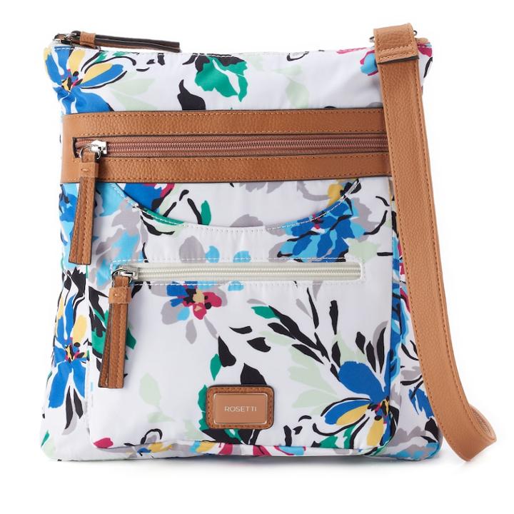 Rosetti Aria Floral Crossbody Bag, Women's, White