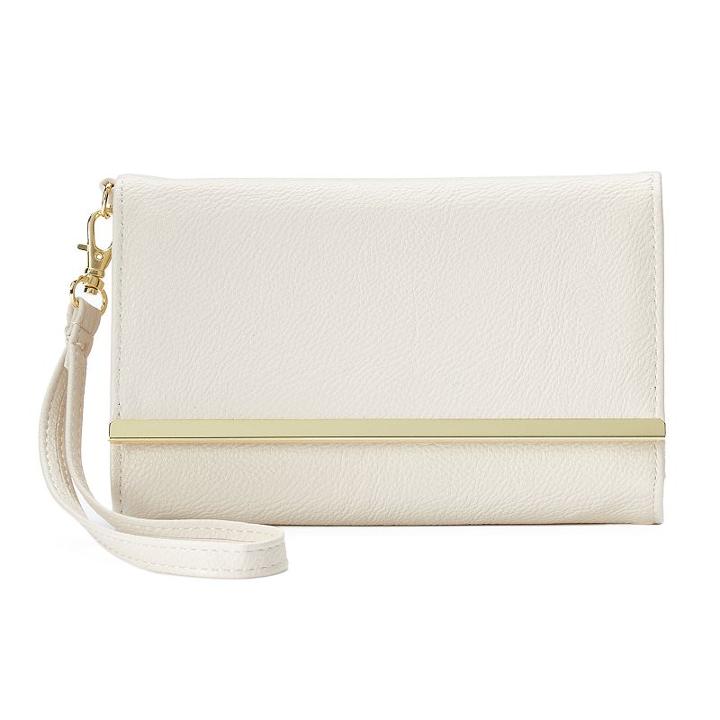 Apt. 9&reg; Carli Tech Safekeeper Rfid-blocking Wristlet, Women's, Natural