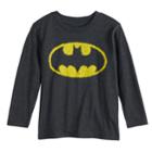 Toddler Boy Jumping Beans&reg; Dc Comics Batman Scribble Logo Graphic Tee, Size: 4t, Dark Grey