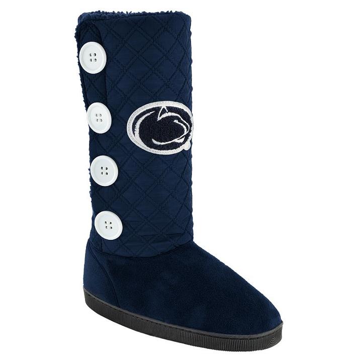 Women's Penn State Nittany Lions Button Boots, Size: Small, Blue (navy)