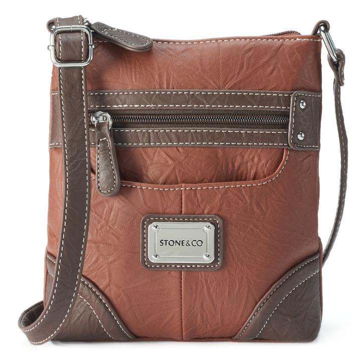 Stone & Co. Nancy Midsize Crossbody Bag, Women's, Dark Brown