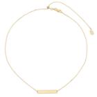 14k Gold Bar Link Necklace, Women's, Size: 16, Yellow