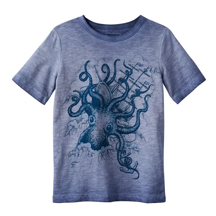 Boys 4-7 Sonoma Goods For Life&trade; Graphic Tee, Boy's, Size: 5, Blue (navy)