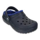 Crocs Classic Lined Boys' Clogs, Boy's, Size: 2, Turquoise/blue (turq/aqua)