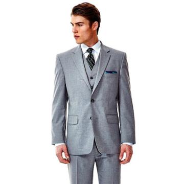 Haggar Tailored-fit Heathered Light Gray Suit Jacket - Men