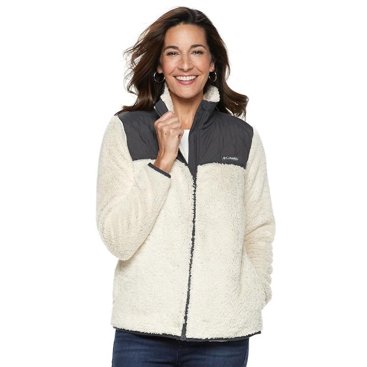 Women's Columbia Havenwood Fleece Jacket, Size: Large, Natural