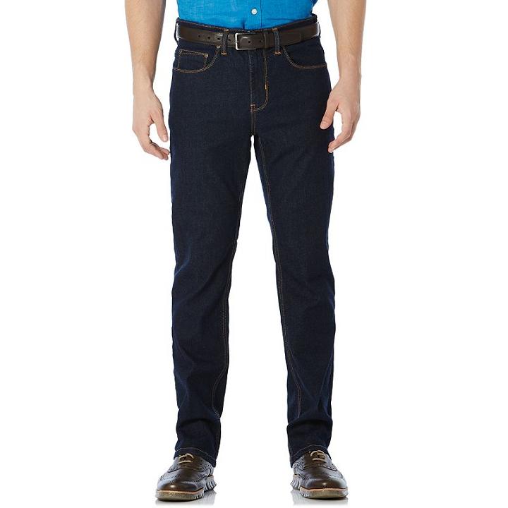 Men's Savane Straight-fit Active Flex Denim Pants, Size: 32x32, Blue Other