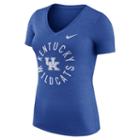 Women's Nike Kentucky Wildcats Dri-fit Touch Tee, Size: Medium, Blue