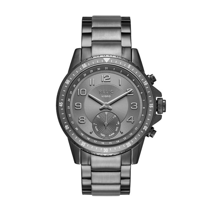 Relic Men's Duncan Connected Hybrid Stainless Steel Smart Watch - Zrt1008, Size: Large, Grey