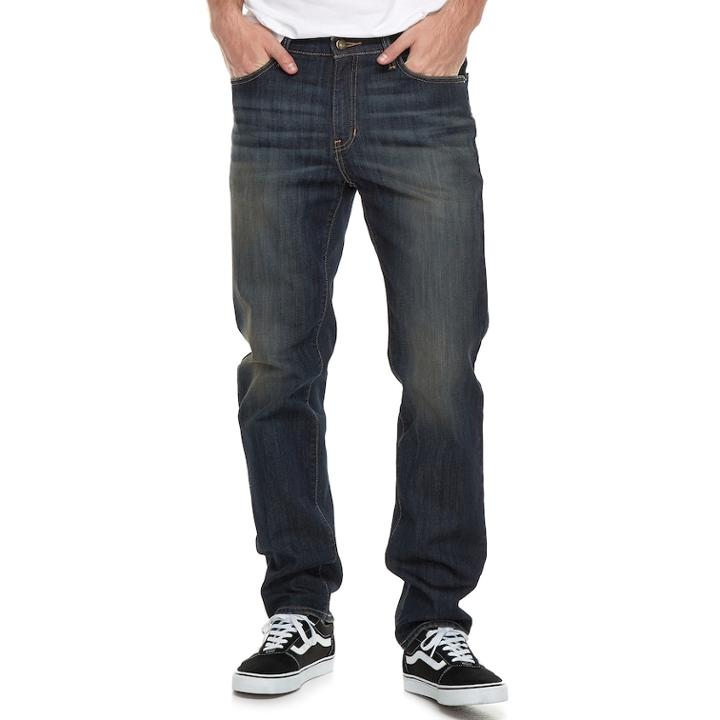 Men's Urban Pipeline&reg; Ultra Flex Straight-leg Jeans, Size: 38x34, Dark Blue