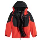 Boys 8-20 Zeroxposur Windsweep System Jacket, Size: Medium, Red