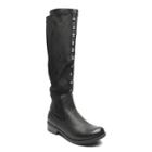 Kisses By 2 Lips Too Too Landon Women's Studded Over-the-knee Boots, Size: Medium (8.5), Black