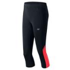 Women's New Balance Accelerate Capri Workout Leggings, Size: Xl, Light Pink