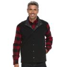 Men's Croft & Barrow&reg; Outdoor Quilted Vest, Size: Xl, Black