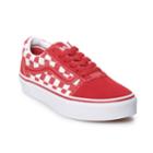 Vans Ward Boys Suede Skate Shoes, Size: 12, Med Red