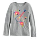 Disney / Pixar Coco Girls 4-7 Glittery Power Of Music Guitar Graphic Tee By Jumping Beans&reg;, Size: 5, Blue (navy)