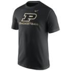 Men's Nike Purdue Boilermakers Basketball Tee, Size: Small, Black