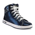 Skechers Shoutouts Zipsters Girls' High-top Sneakers, Girl's, Size: 11, Blue (navy)