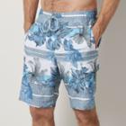 Big & Tall Sonoma Goods For Life&trade;stretch Swim Trunks, Men's, Size: Xl Tall, White Oth