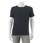 Men's Apt. 9&reg; Modern-fit Slubbed Henley, Size: Large, Dark Grey