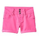 Girls 7-16 & Plus Size So&reg; Braided Belt Loop High-waist Shorts, Girl's, Size: 16, Brt Pink
