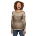 Petite Croft & Barrow&reg; Curved Hem Sweater, Women's, Size: Xl Petite, Brt Orange
