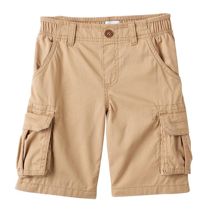 Sonoma Goods For Life, Boys 4-7x &trade; Cargo Shorts, Boy's, Size: 6, Red/coppr (rust/coppr)