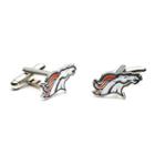 Denver Broncos Cuff Links, Men's, White