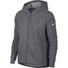 Women's Nike Dry Training Zip-up Hoodie, Size: Large, Grey