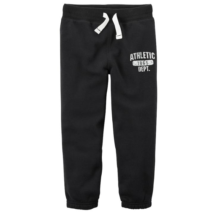 Toddler Boy Carter's Fleece Pants, Size: 3t, Black