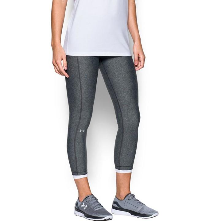 Women's Under Armour Heatgear Ankle Crop Leggings, Size: Xs, Grey Other