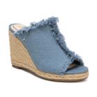 Circus By Sam Edelman Baker Women's Wedge Sandals, Size: Medium (10), Blue