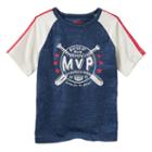 Boys 4-12 Oshkosh B'gosh&reg; Raglan Mvp Crew Baseball Tee, Boy's, Size: 12, Med Blue