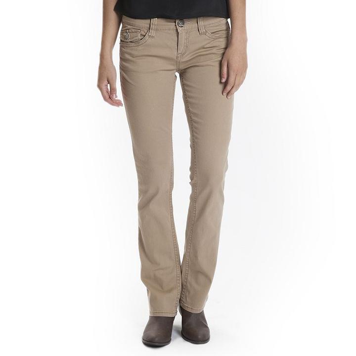 Juniors' Unionbay Kennedy True Bootcut Pants, Kids Unisex, Size: 3, Brown